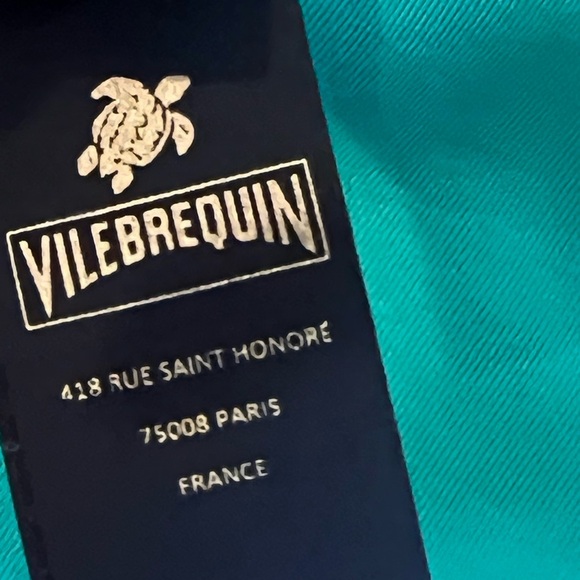 Vilebrequin Women’s Bikini Swim Top Size 6 Bright Blue Adjustable Straps Beach - Picture 9 of 14